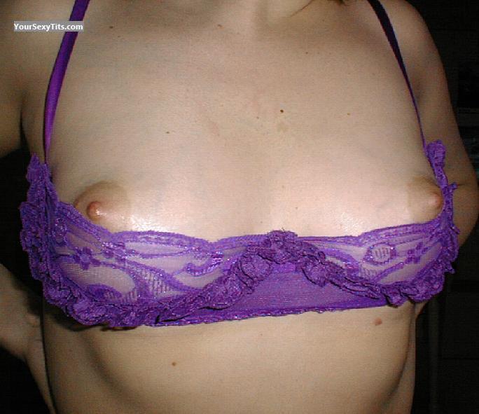 Tit Flash: Small Tits - Purple Lover from United States